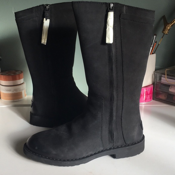 UGG Shoes - UGG Elly Nubuck Leather Water Resistant Boot